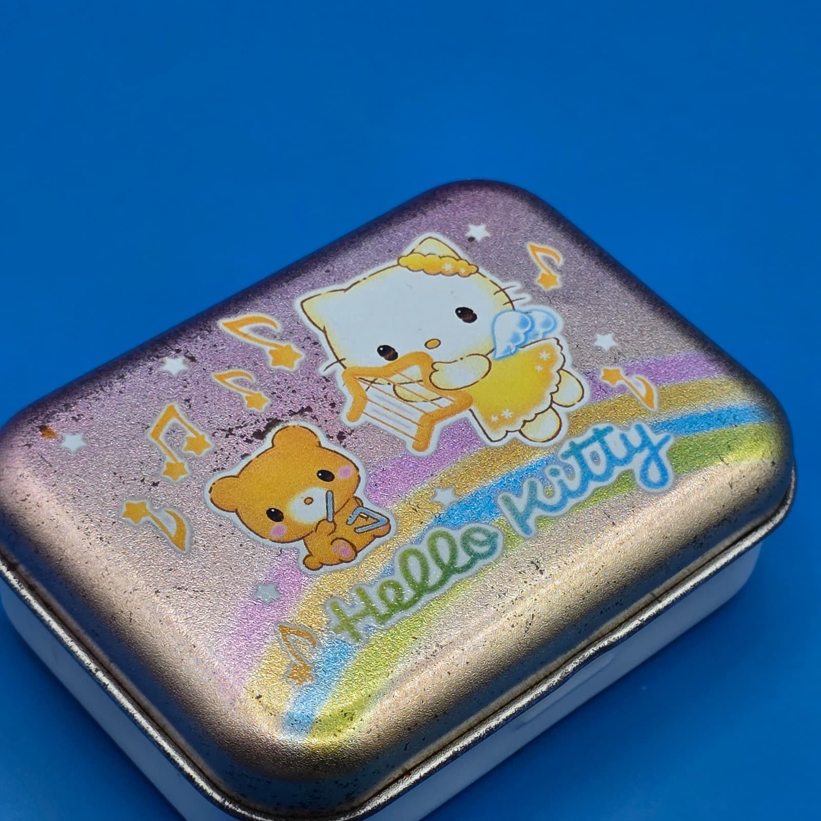 2003 Sanrio Angel Hello Kitty Mini Tin Case - Thumbnail 2