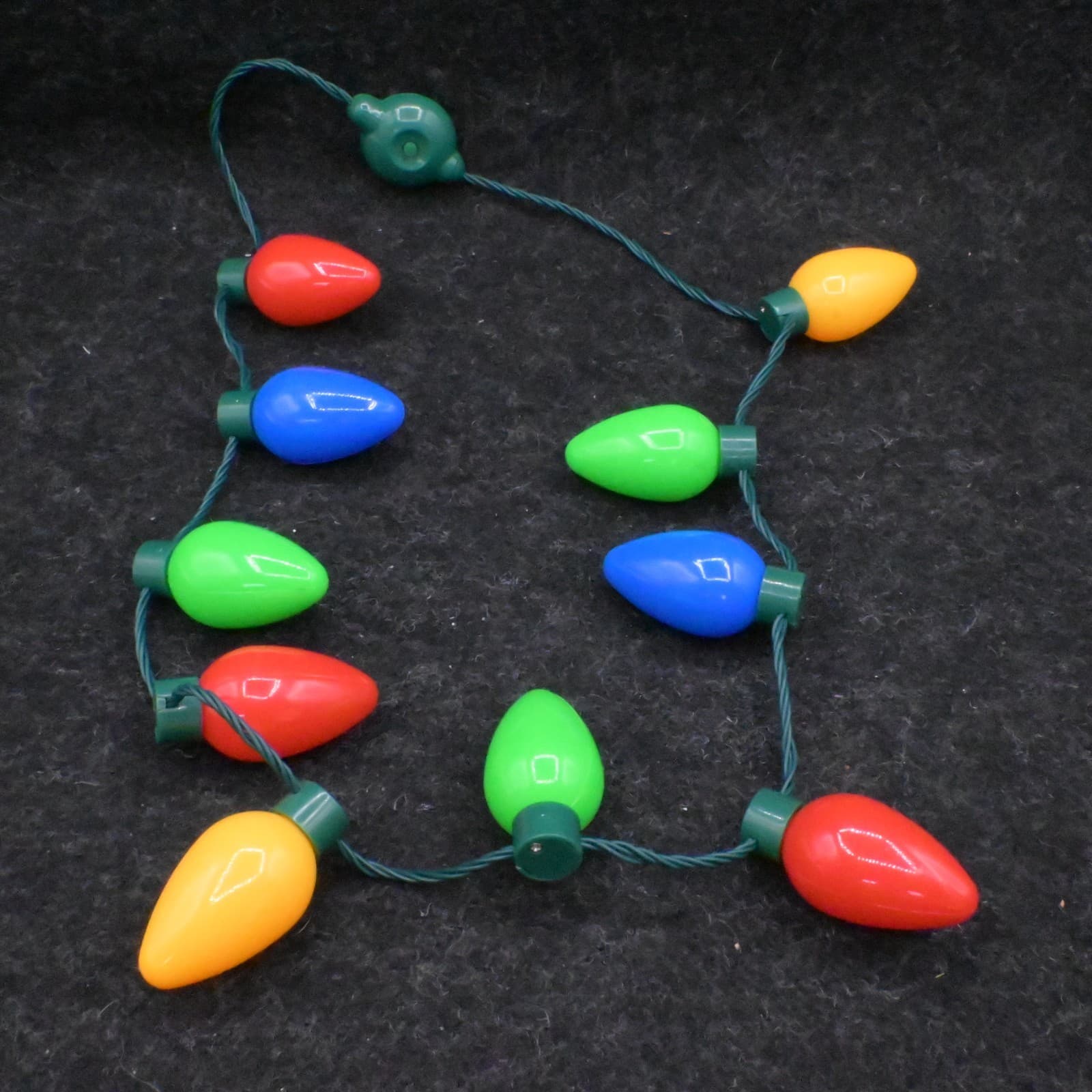 Disney Mickey Mouse Icon Colored Light-Up Holiday Glow Necklace Christmas - Thumbnail 4