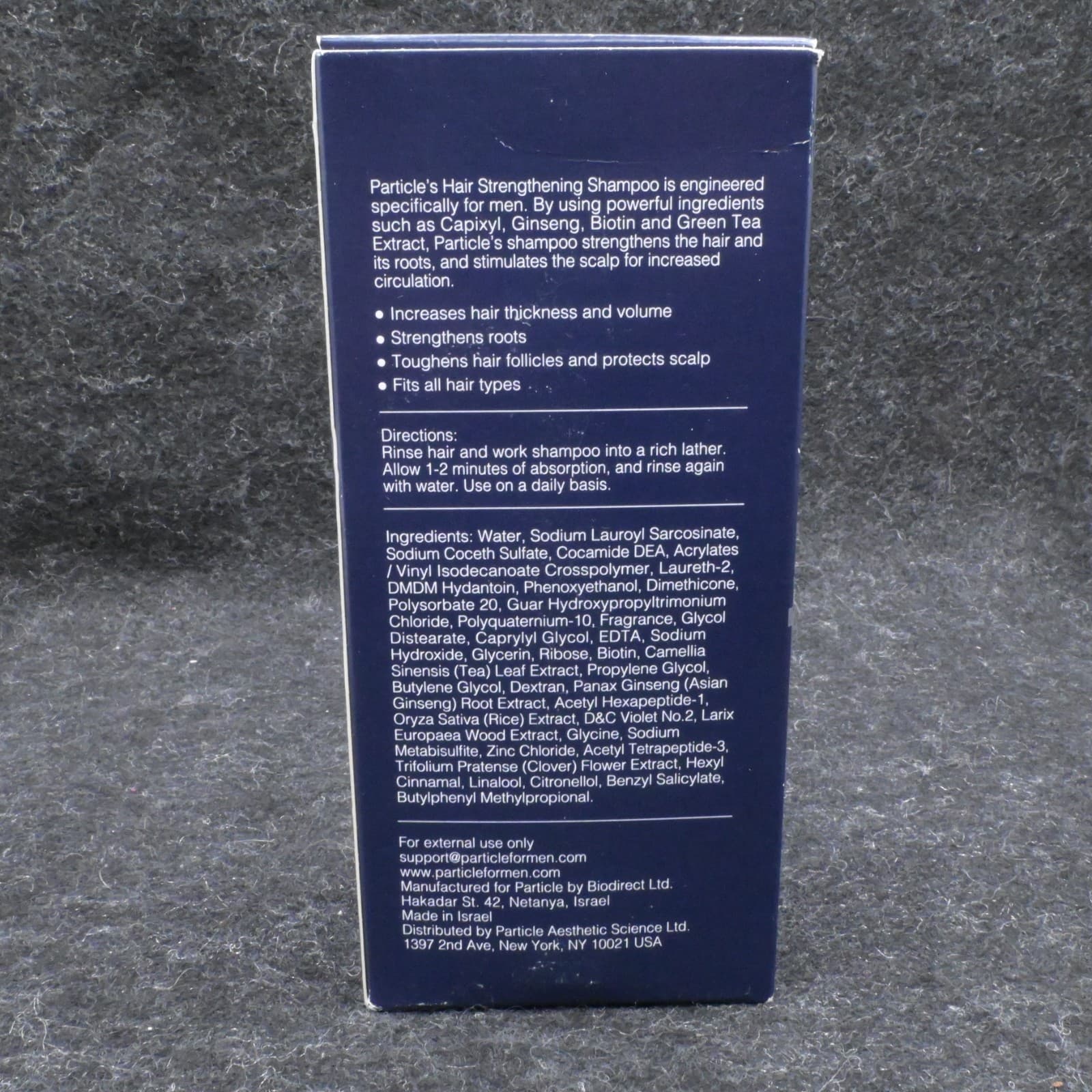 Particle Hair Thickening Shampoo for Men, 13.52 Fl Oz (Pack of 1), Green Tea - Thumbnail 4
