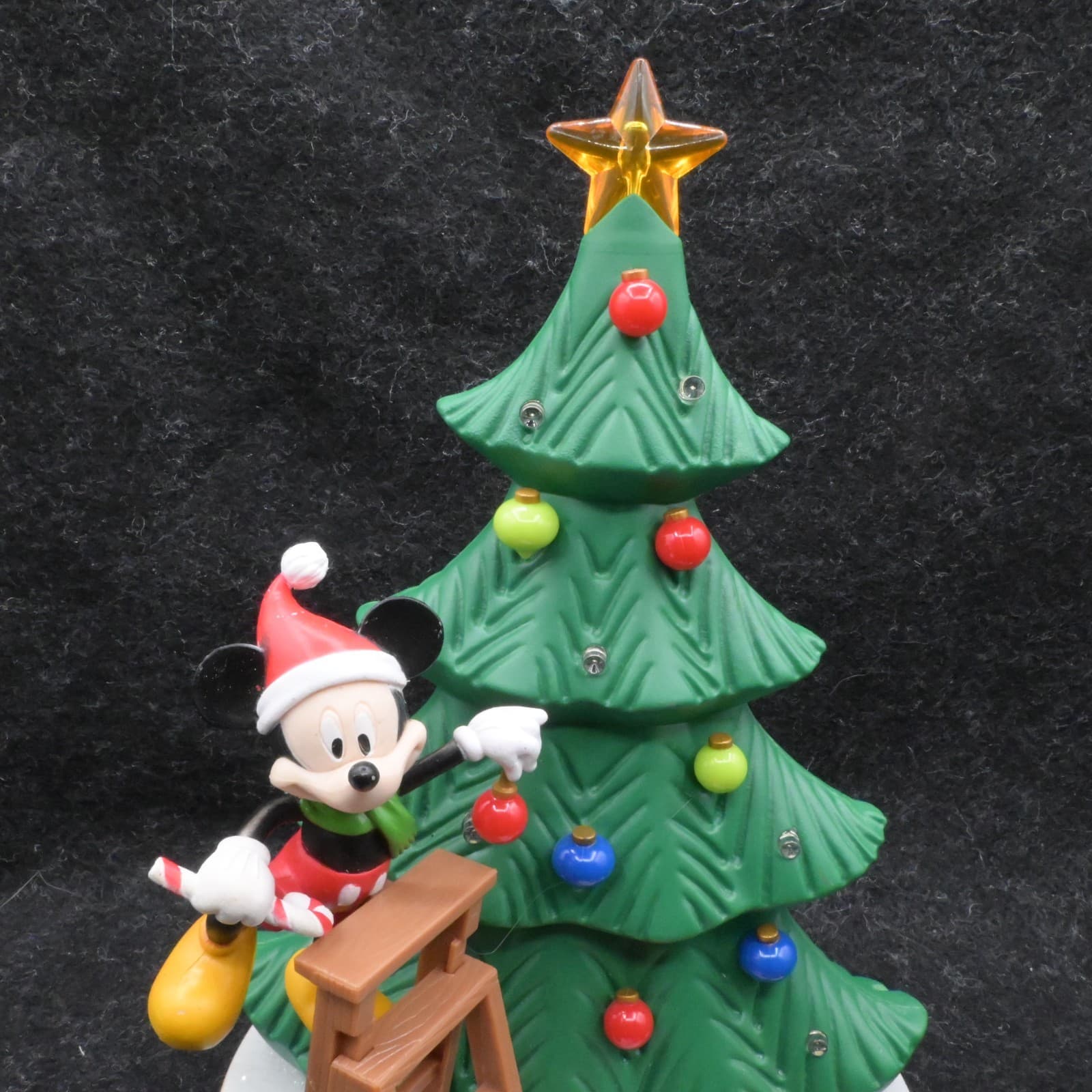 Disney Christmas Animated Mickey Mouse Decorating the Tree Music LED Lights - Thumbnail 2