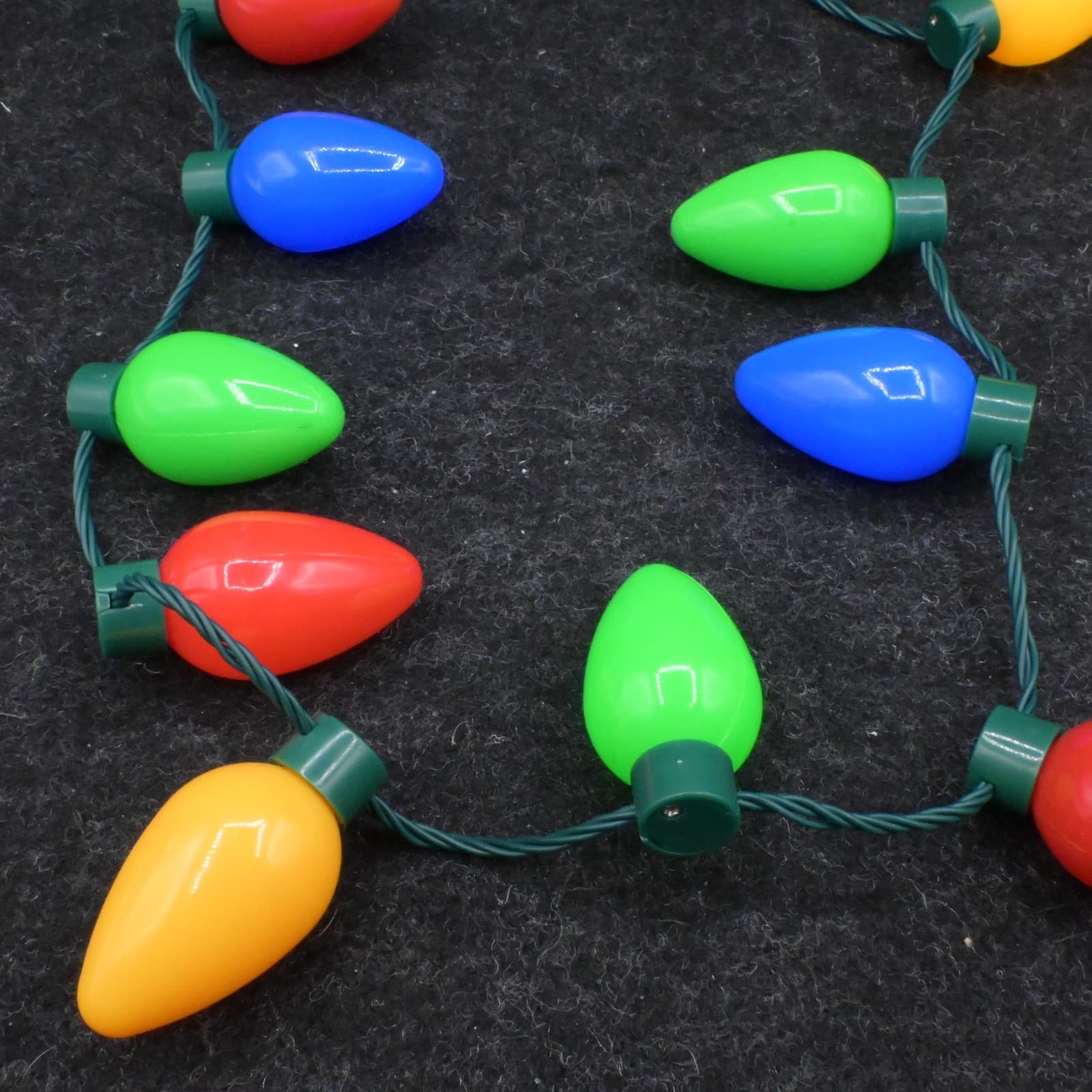 Disney Mickey Mouse Icon Colored Light-Up Holiday Glow Necklace Christmas - Thumbnail 2