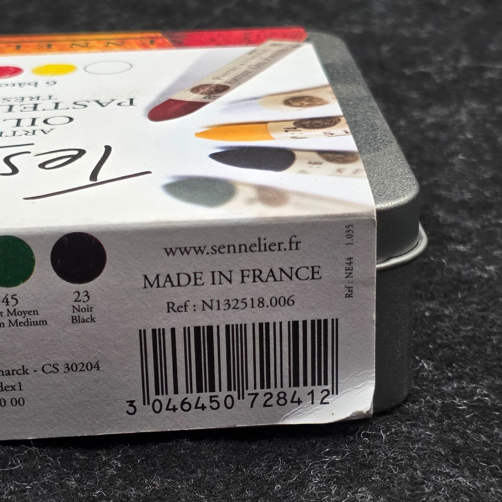 Sennelier Test Pack Pastel Full 6 Stick Set White, Black, Red, Bleu.. - Thumbnail 5