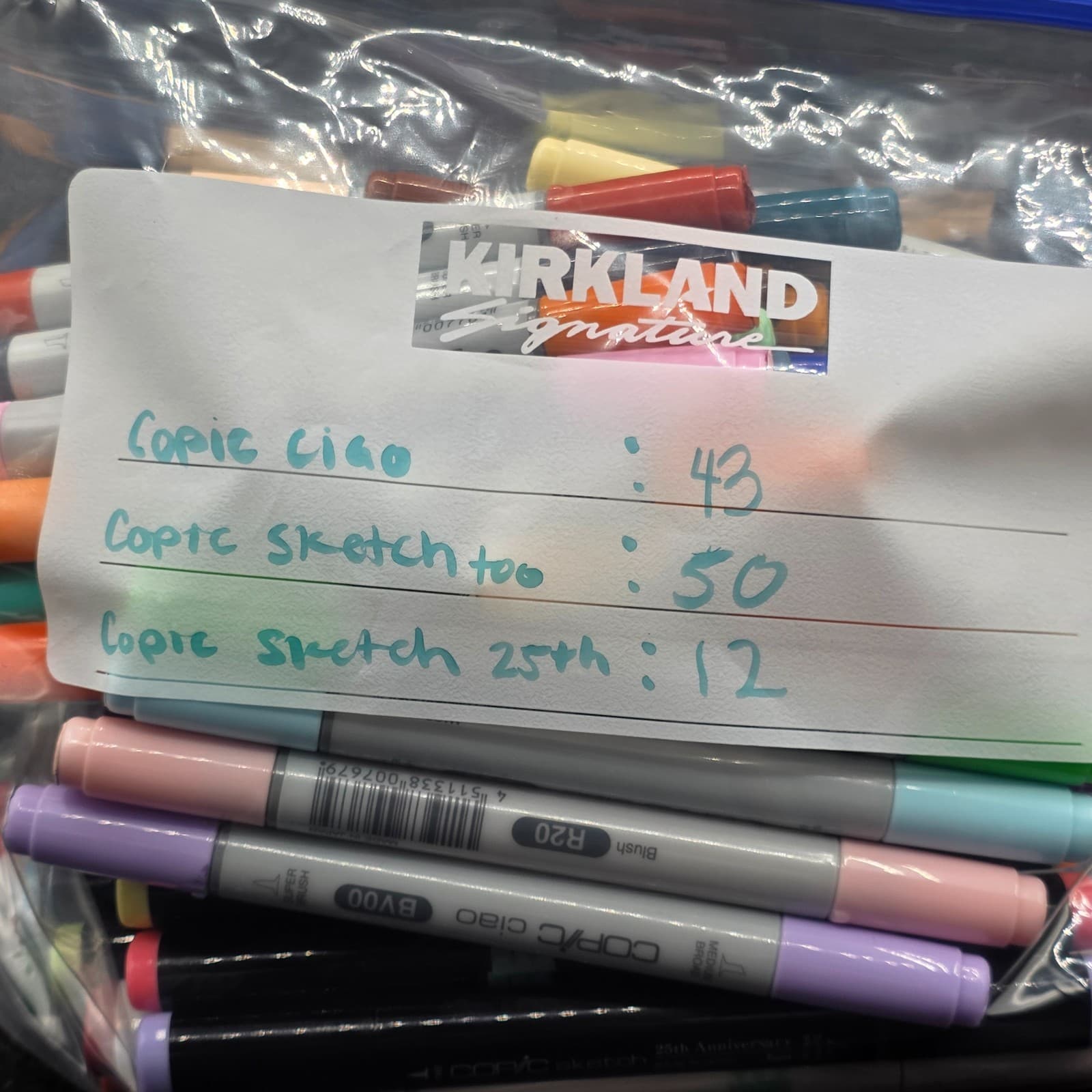 LOT OF 105 - Copic Sketch Art Markers - Assorted Colors - Thumbnail 6