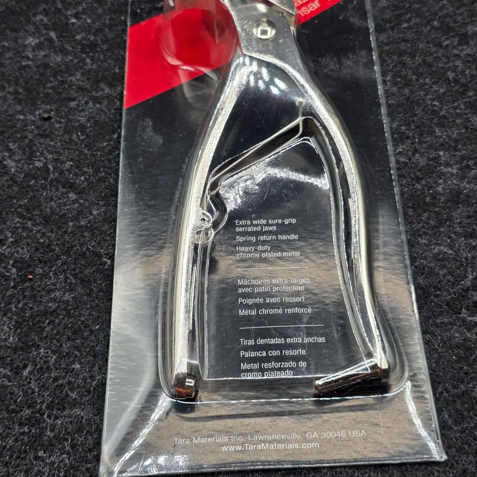 FREDRIX Canvas Pliers w/Extra Wide Sure Grip Serrated Jaws #7400 - NEW - Thumbnail 4