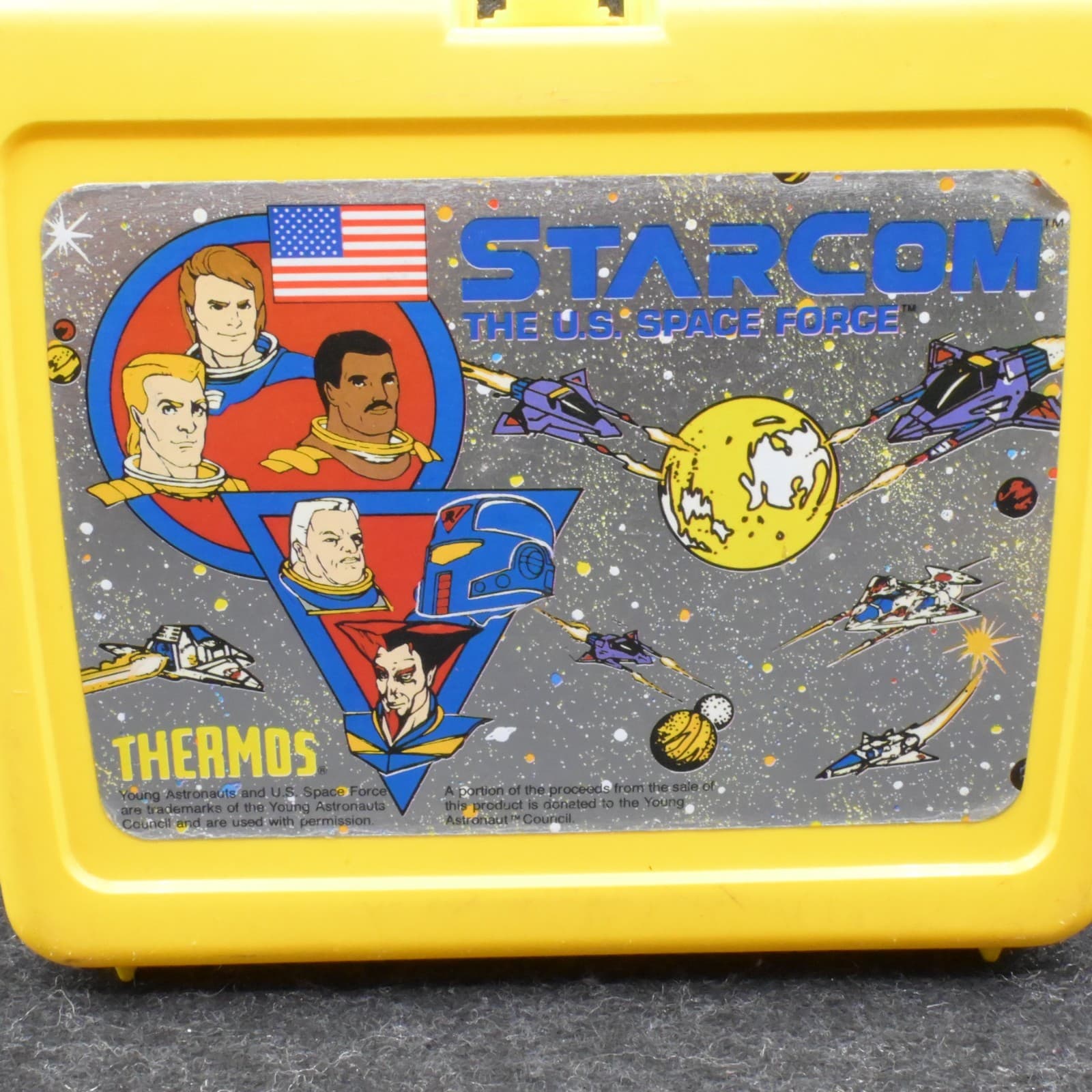 Starcom the U.S. Space Force 1987 Plastic Lunch Box - BOX ONLY - Thumbnail 2