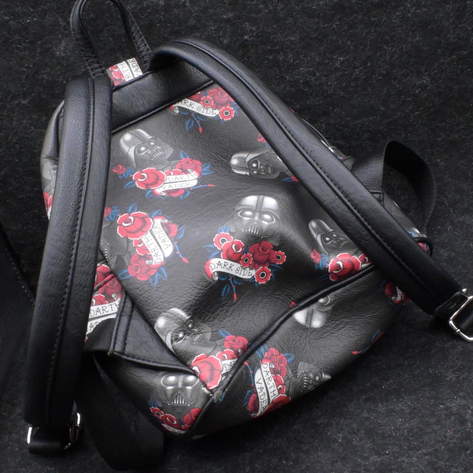 Loungefly Star Wars Darth Vader Dark Side Rose Tattoo Mini Backpack - Thumbnail 10