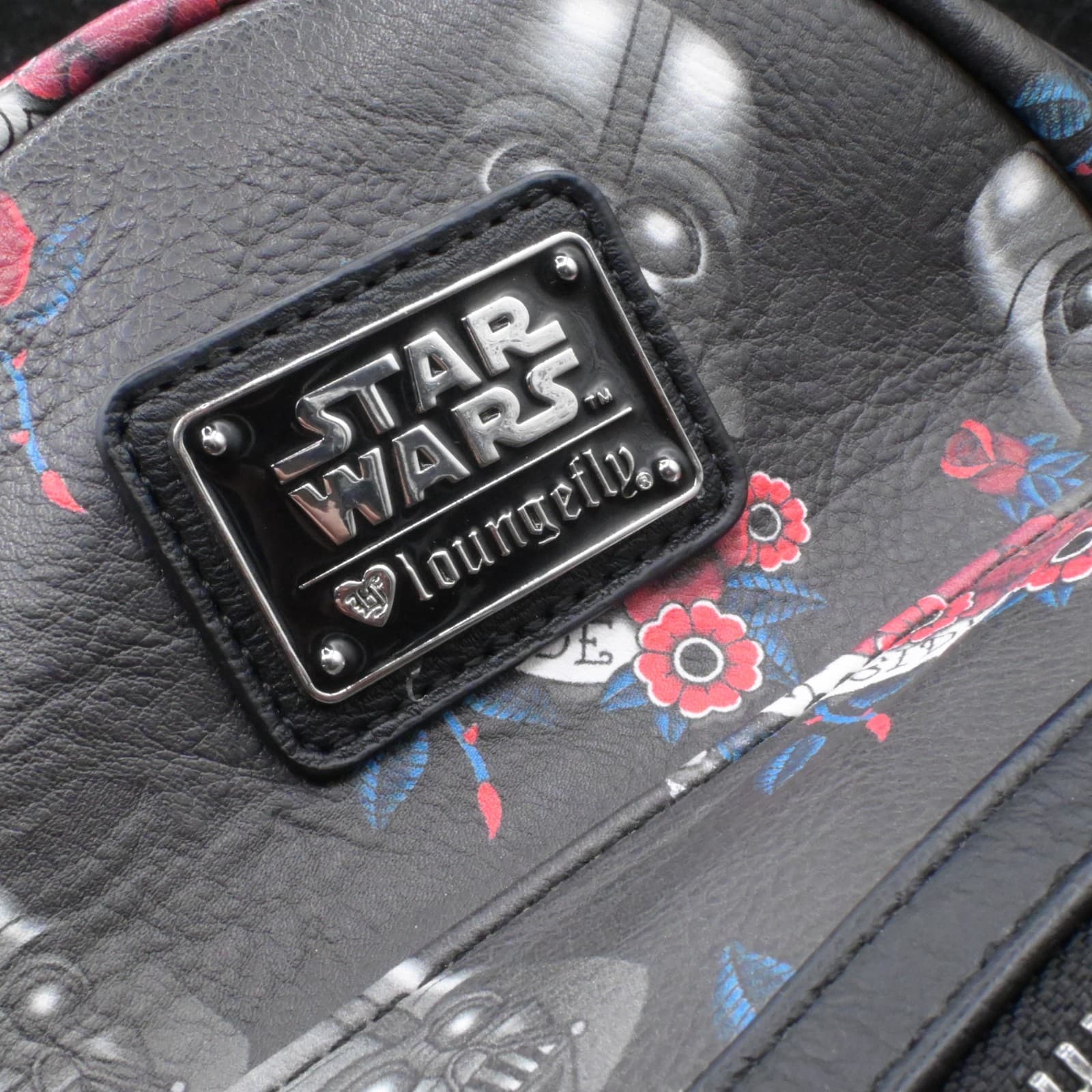 Loungefly Star Wars Darth Vader Dark Side Rose Tattoo Mini Backpack - Thumbnail 4