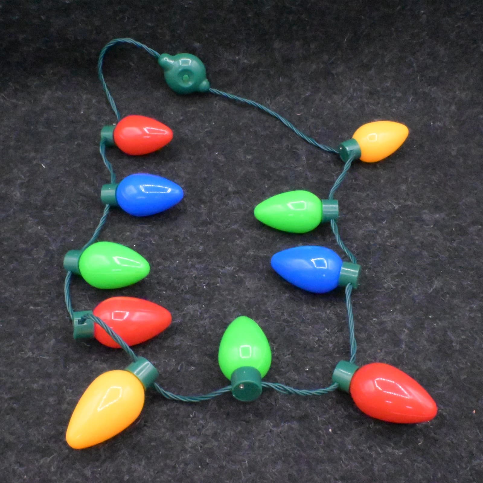Disney Mickey Mouse Icon Colored Light-Up Holiday Glow Necklace Christmas - Thumbnail 5