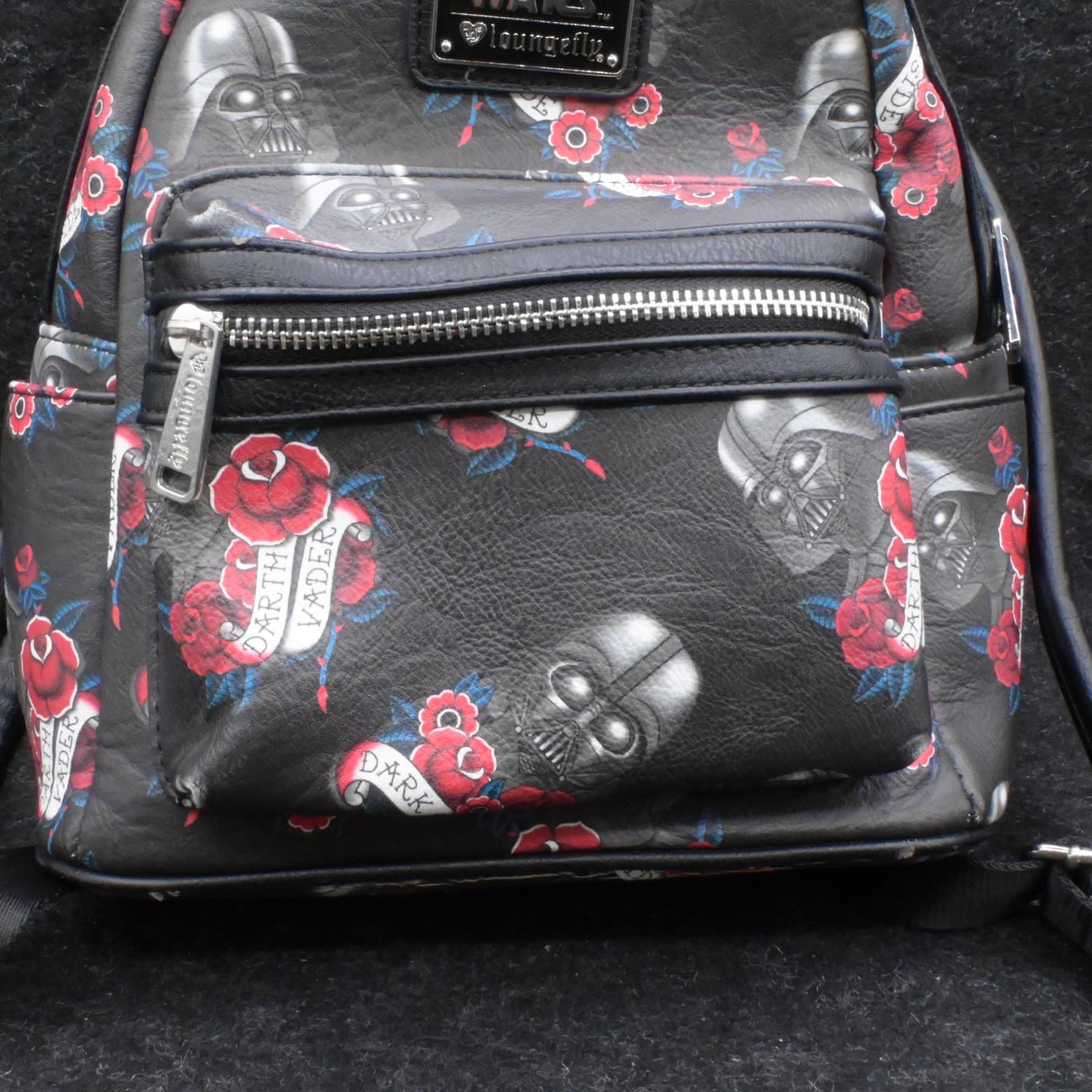 Loungefly Star Wars Darth Vader Dark Side Rose Tattoo Mini Backpack - Thumbnail 2
