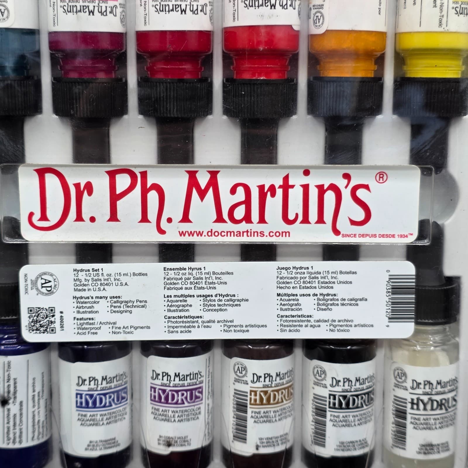 Dr. Ph. Martin's Hydrus Fine Art Watercolor, 0.5 Fl Oz - Thumbnail 2