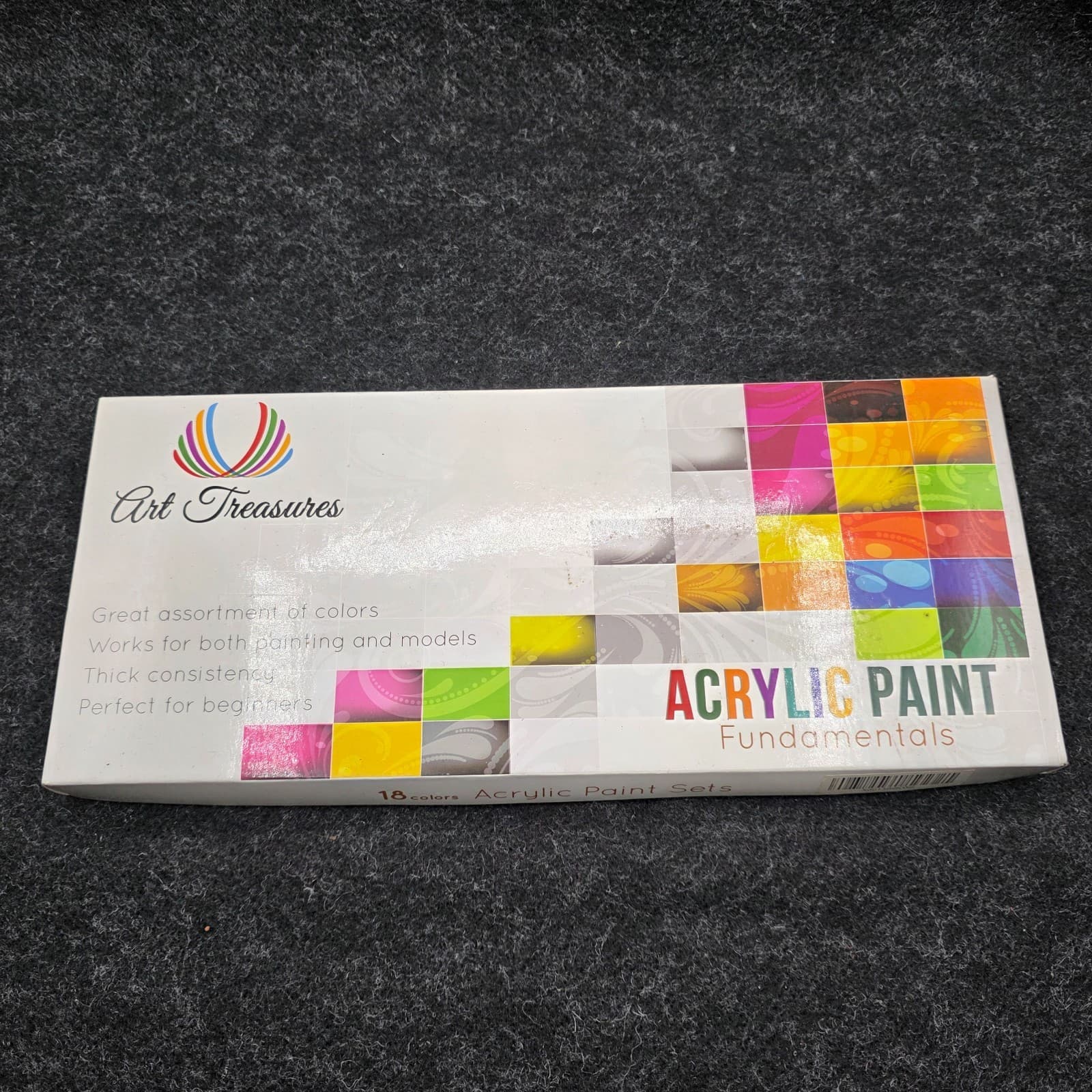 NEW ART TREASURES ACRYLIC PAINT 18 PAINT TUBES - Thumbnail 5