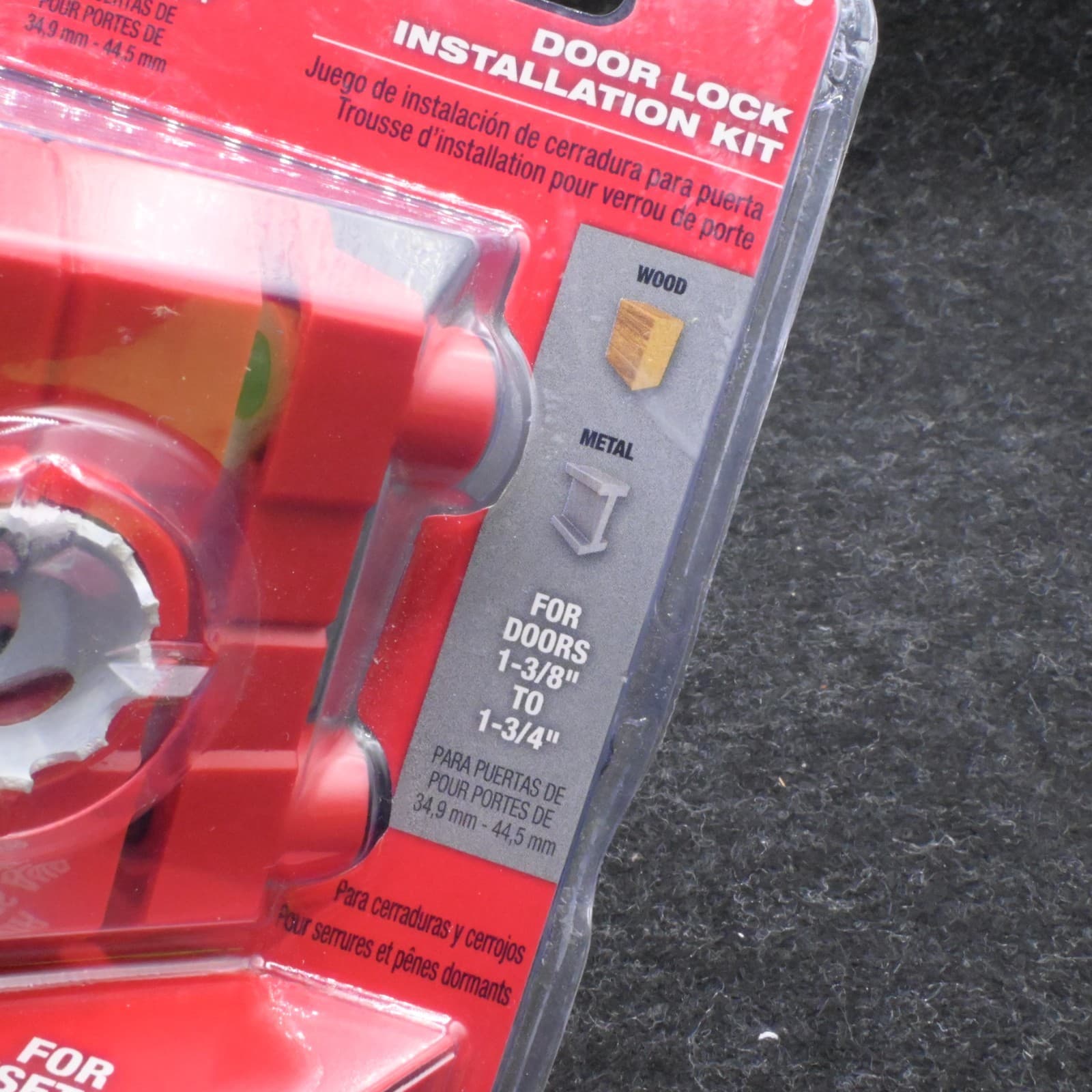 Milwaukee 49-22-4073 Door Lock Installation Hole Dozer Hole Saw Kit - Thumbnail 8