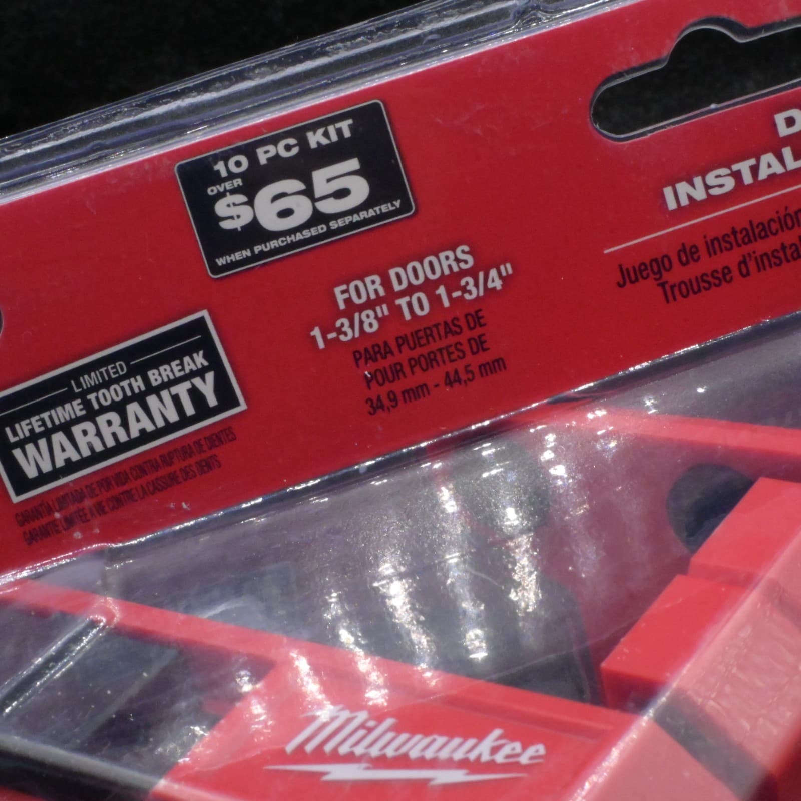 Milwaukee 49-22-4073 Door Lock Installation Hole Dozer Hole Saw Kit - Thumbnail 5