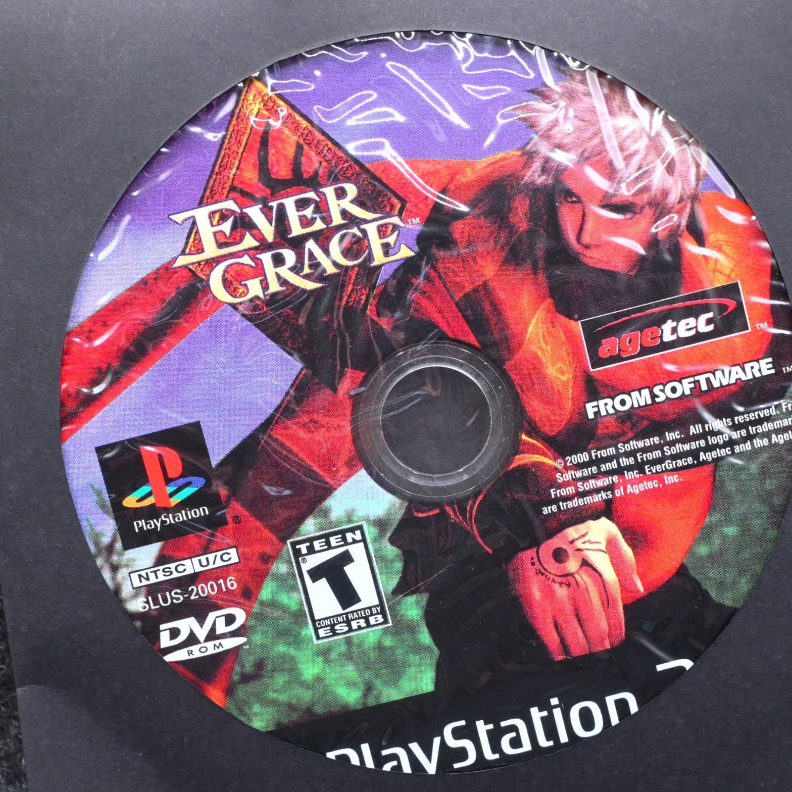 Evergrace PS2 Generic Case No Art No Manual Disc Only - Thumbnail 2