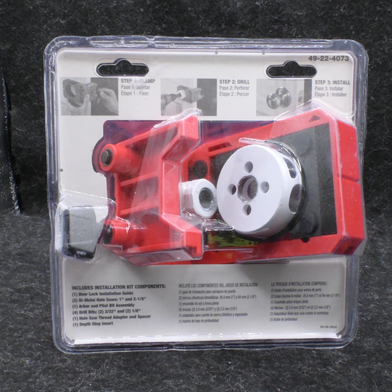 Milwaukee 49-22-4073 Door Lock Installation Hole Dozer Hole Saw Kit - Thumbnail 11
