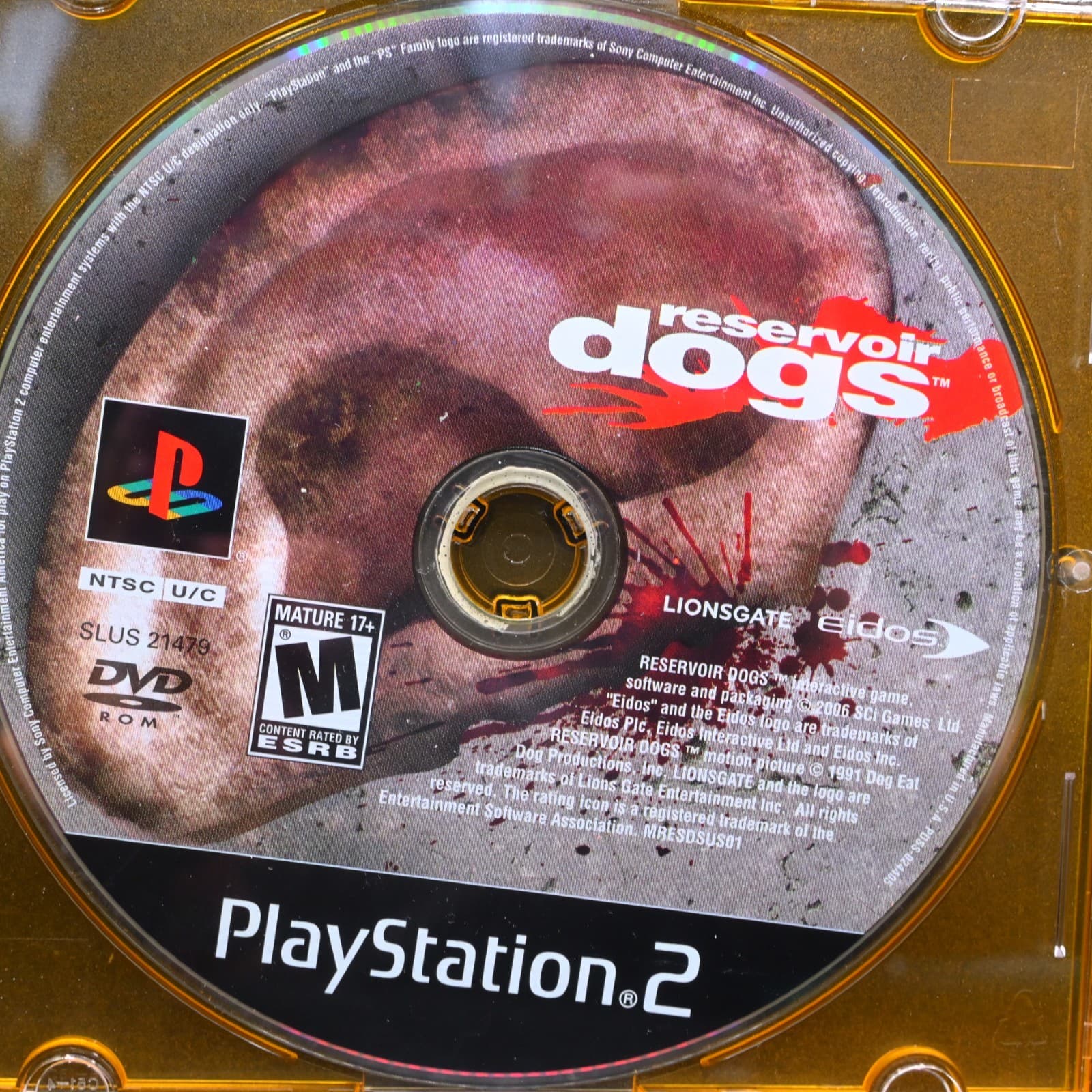 Reservoir Dogs (Sony PlayStation 2, 2006) PS2 Disc Only Tested - Thumbnail 2