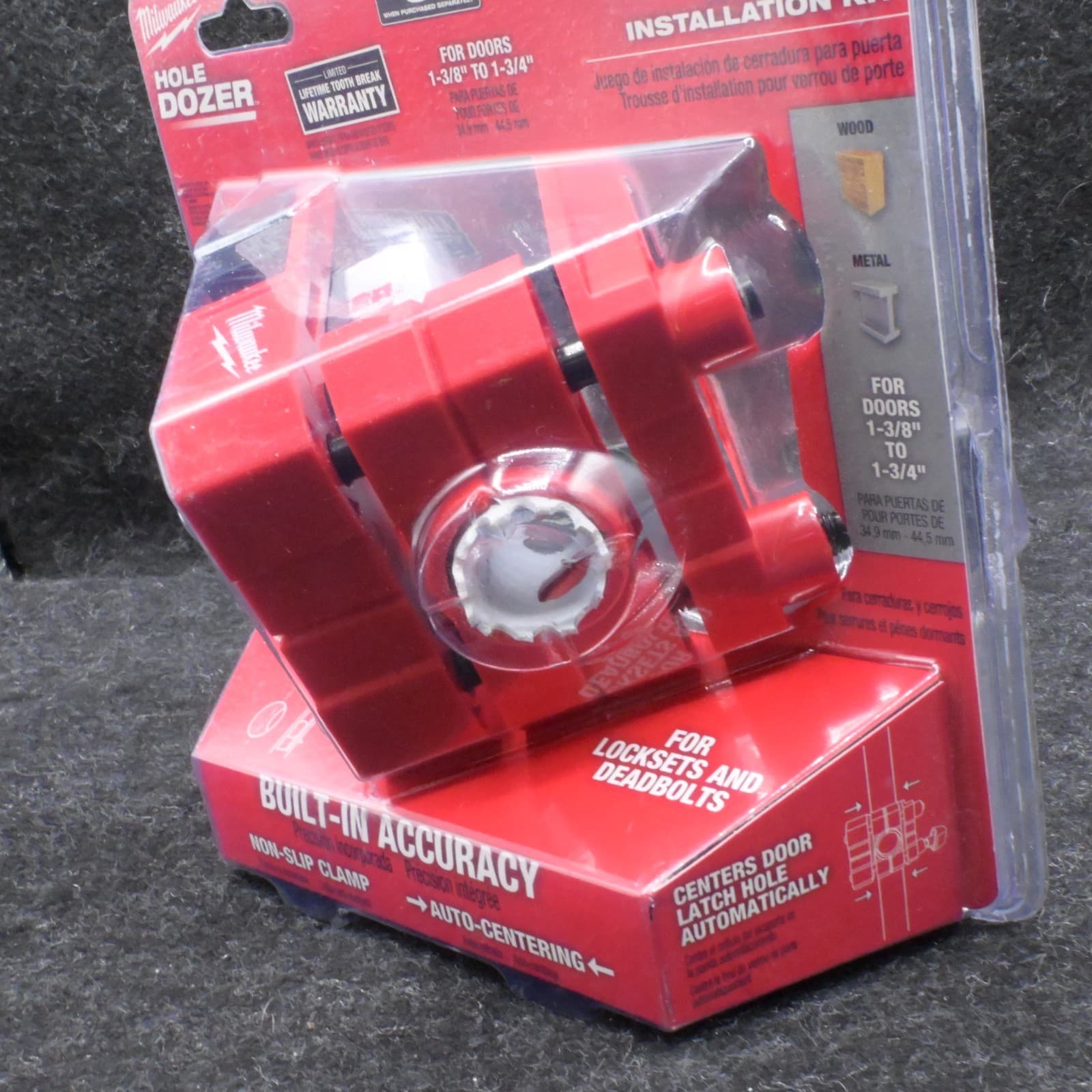 Milwaukee 49-22-4073 Door Lock Installation Hole Dozer Hole Saw Kit - Thumbnail 7
