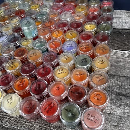 SCENTSY Rare Clear Jar TESTERS LOT Of 101 Wickless - Thumbnail 3
