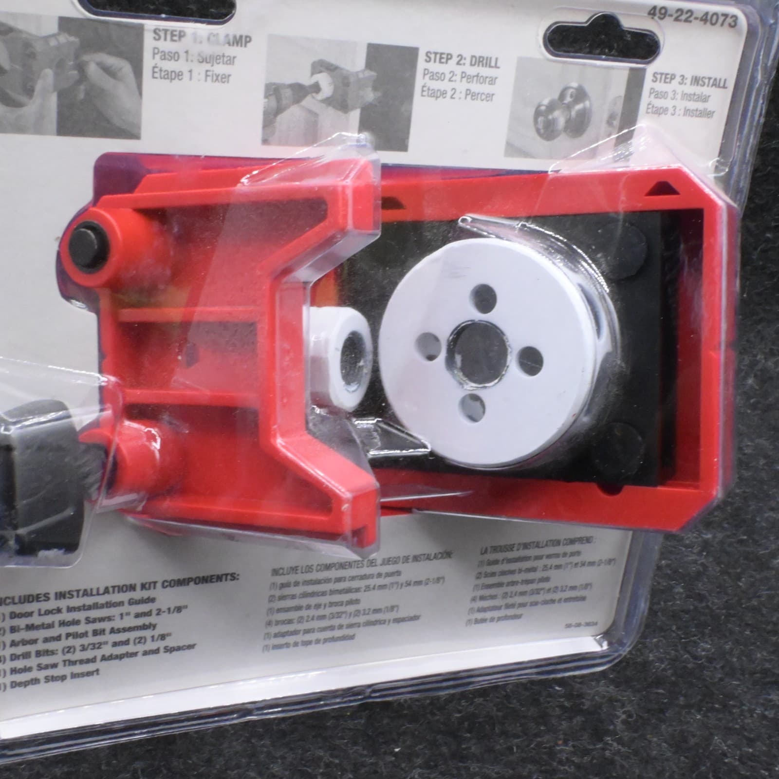 Milwaukee 49-22-4073 Door Lock Installation Hole Dozer Hole Saw Kit - Thumbnail 12