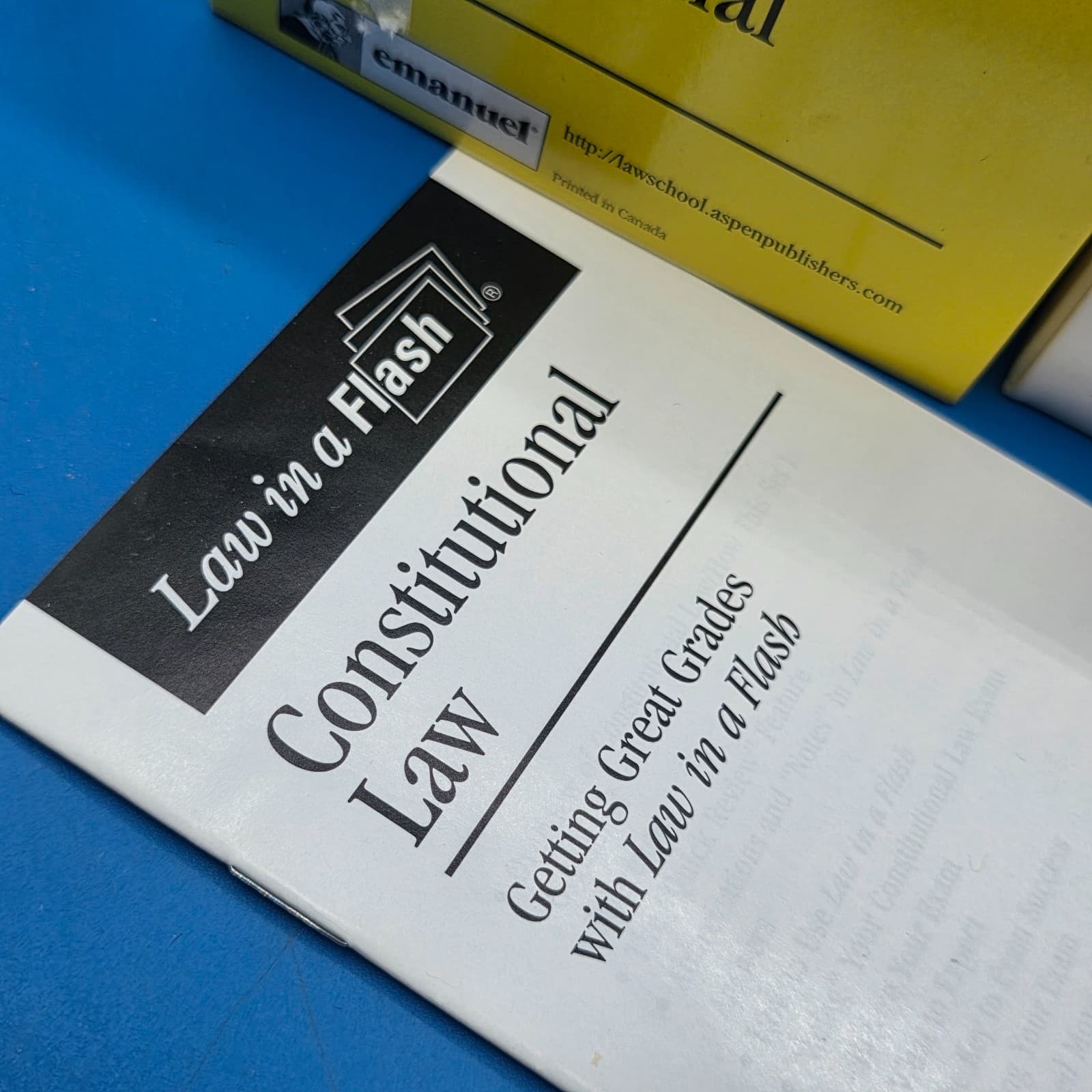Constitutional Law Law in a Flash - Cards 2003 by Steven Emanuel - Thumbnail 2