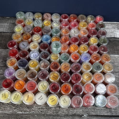 SCENTSY Rare Clear Jar TESTERS LOT Of 101 Wickless - Thumbnail 2