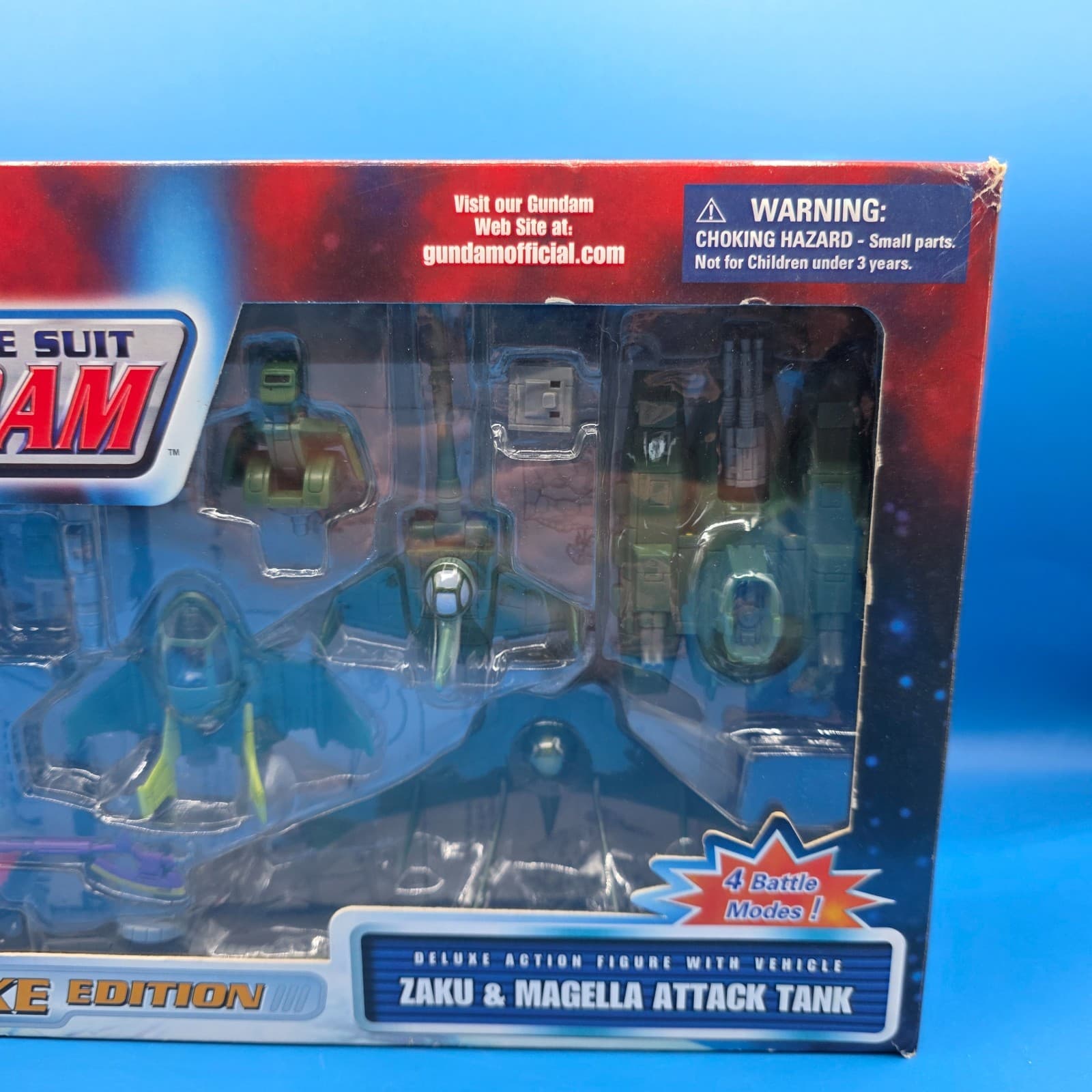 *OPEN* Gundam Deluxe Edition Zaku & Magella Attack Tank Vehicle NiSB MSIA RED - Thumbnail 11