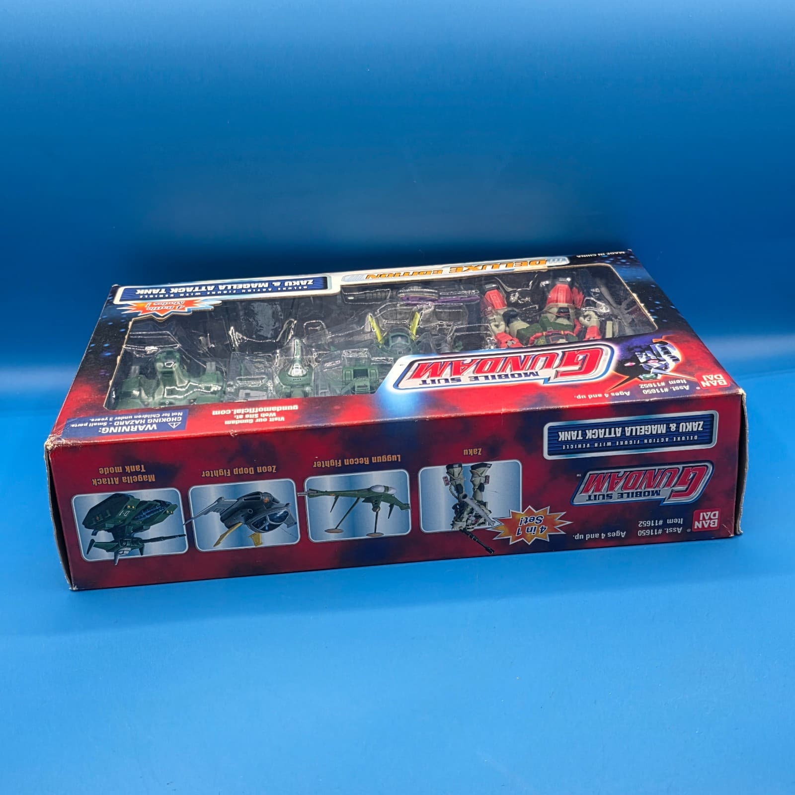 *OPEN* Gundam Deluxe Edition Zaku & Magella Attack Tank Vehicle NiSB MSIA RED - Thumbnail 4