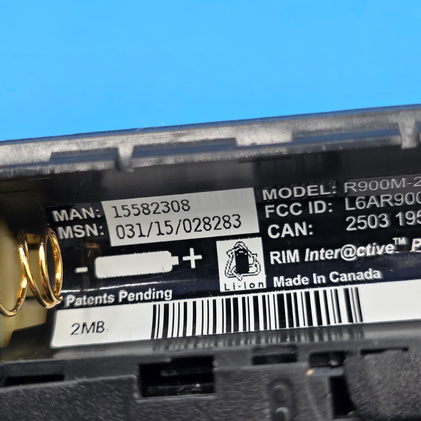 *FOR PARTS OR REPAIR* Vintage BlackBerry RIM Interactive Pager 950 #R900M-2-PW - Thumbnail 8
