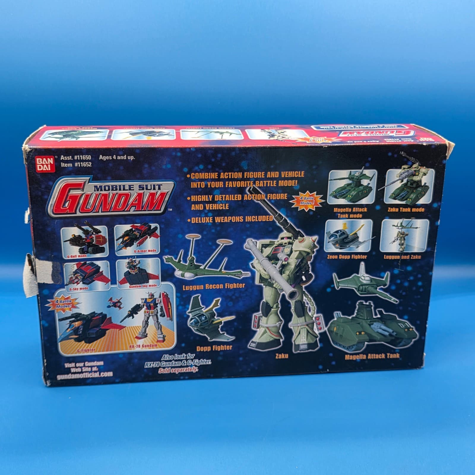 *OPEN* Gundam Deluxe Edition Zaku & Magella Attack Tank Vehicle NiSB MSIA RED - Thumbnail 3