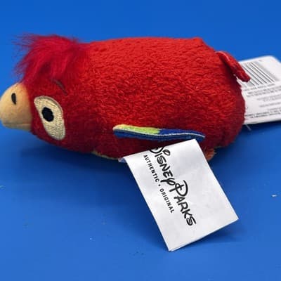 NWT Disney Parks Tsum Tsum Mini Plush Red Tiki Bird - Thumbnail 2