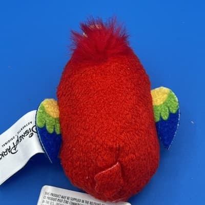 NWT Disney Parks Tsum Tsum Mini Plush Red Tiki Bird - Thumbnail 5