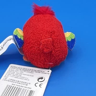 NWT Disney Parks Tsum Tsum Mini Plush Red Tiki Bird - Thumbnail 3