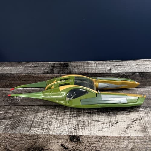 Vtg Star Wars Sam Wesell Speeder Blast Off Panels Attack OT Clones Hasbro 2002 - Thumbnail 5