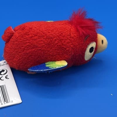 NWT Disney Parks Tsum Tsum Mini Plush Red Tiki Bird - Thumbnail 4