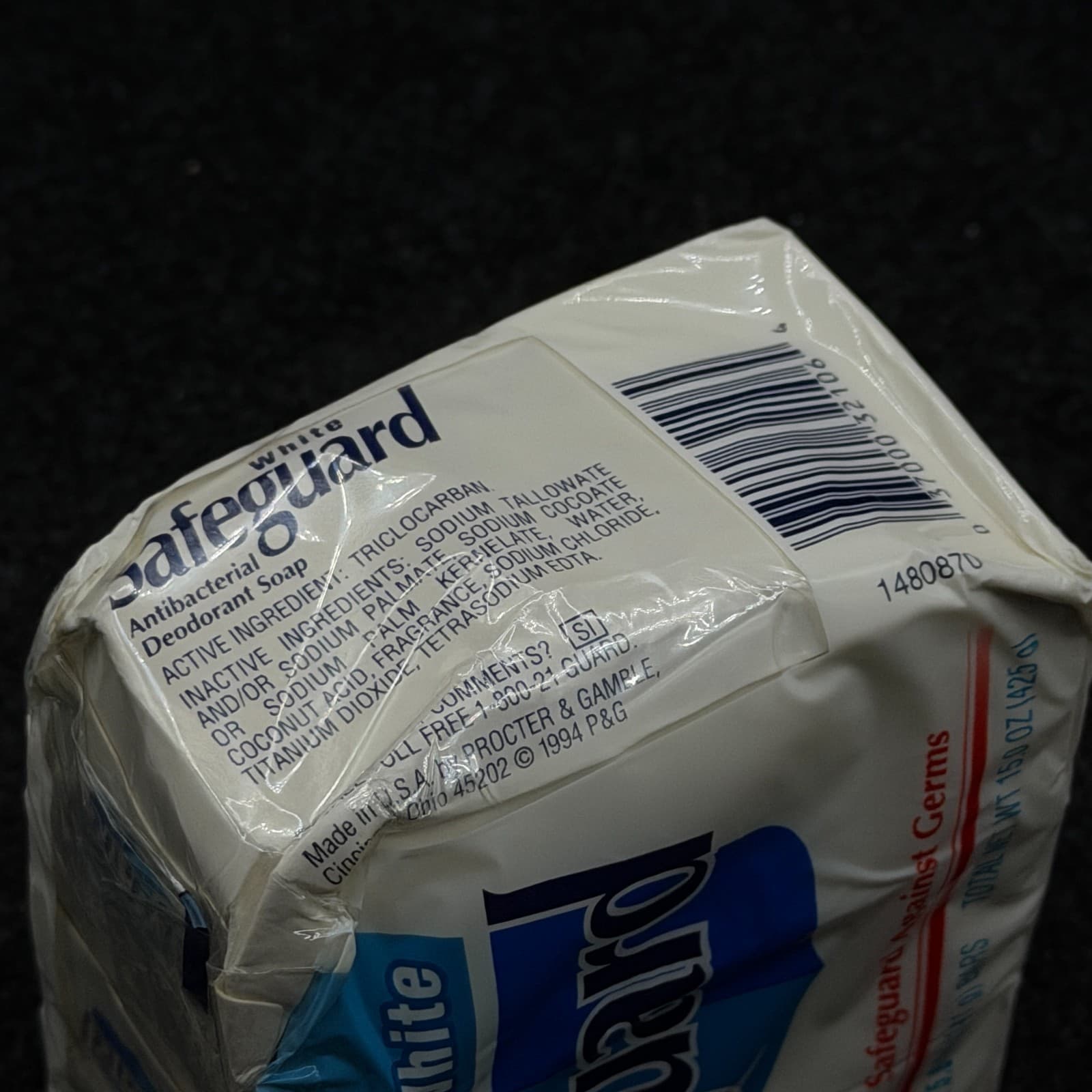 Vintage 1994 Safeguard Soap Beige Antibacterial Deodorant 3 Bar 5oz Each USA NEW - Thumbnail 4