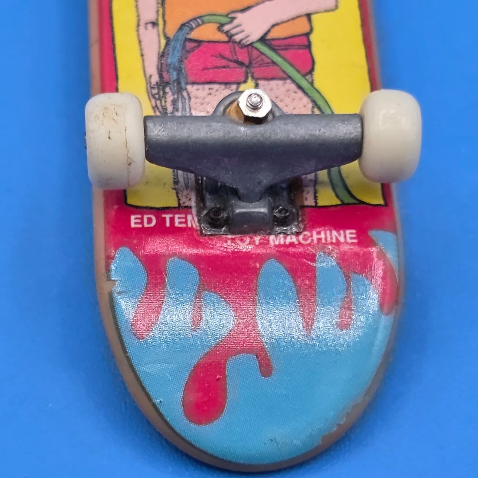 Ed Templeton Toy Machine Tech Deck skateboard 96mm fingerboard rare vintage Bam - Thumbnail 2