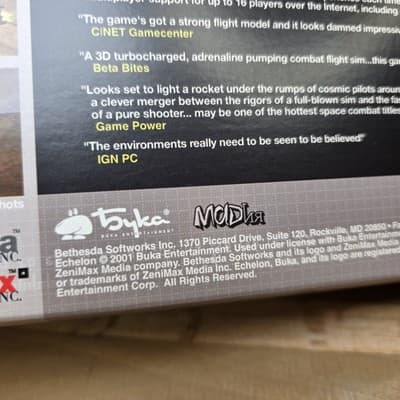Echelon Future of Flight Combat (PC CD) US Big Box Edition RARE! - Thumbnail 4