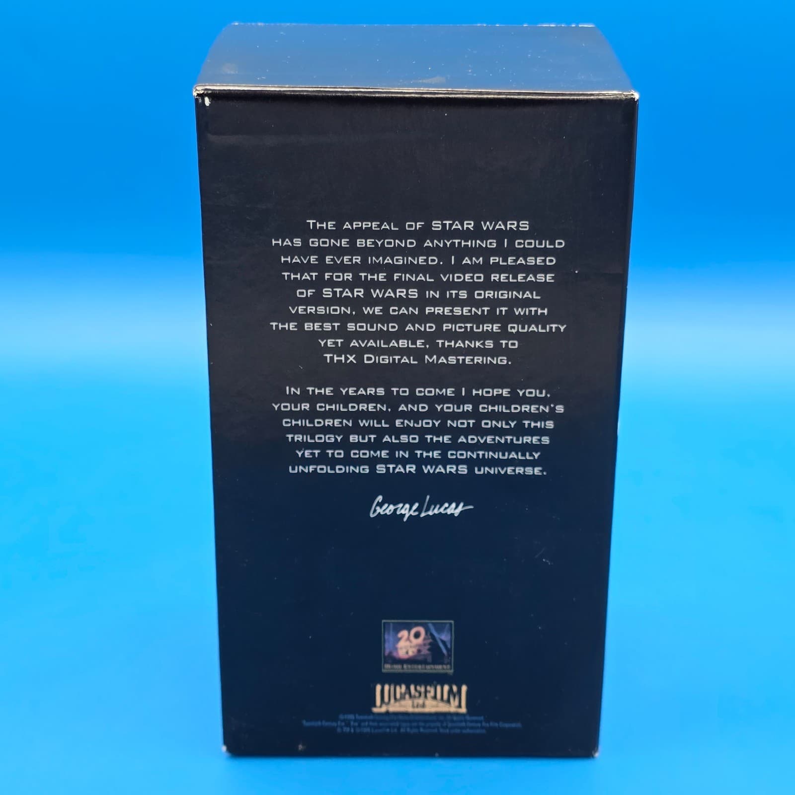 The STAR WARS Trilogy VHS Boxset. George Lucas, Harrison Ford, Mark Hamill - Thumbnail 4