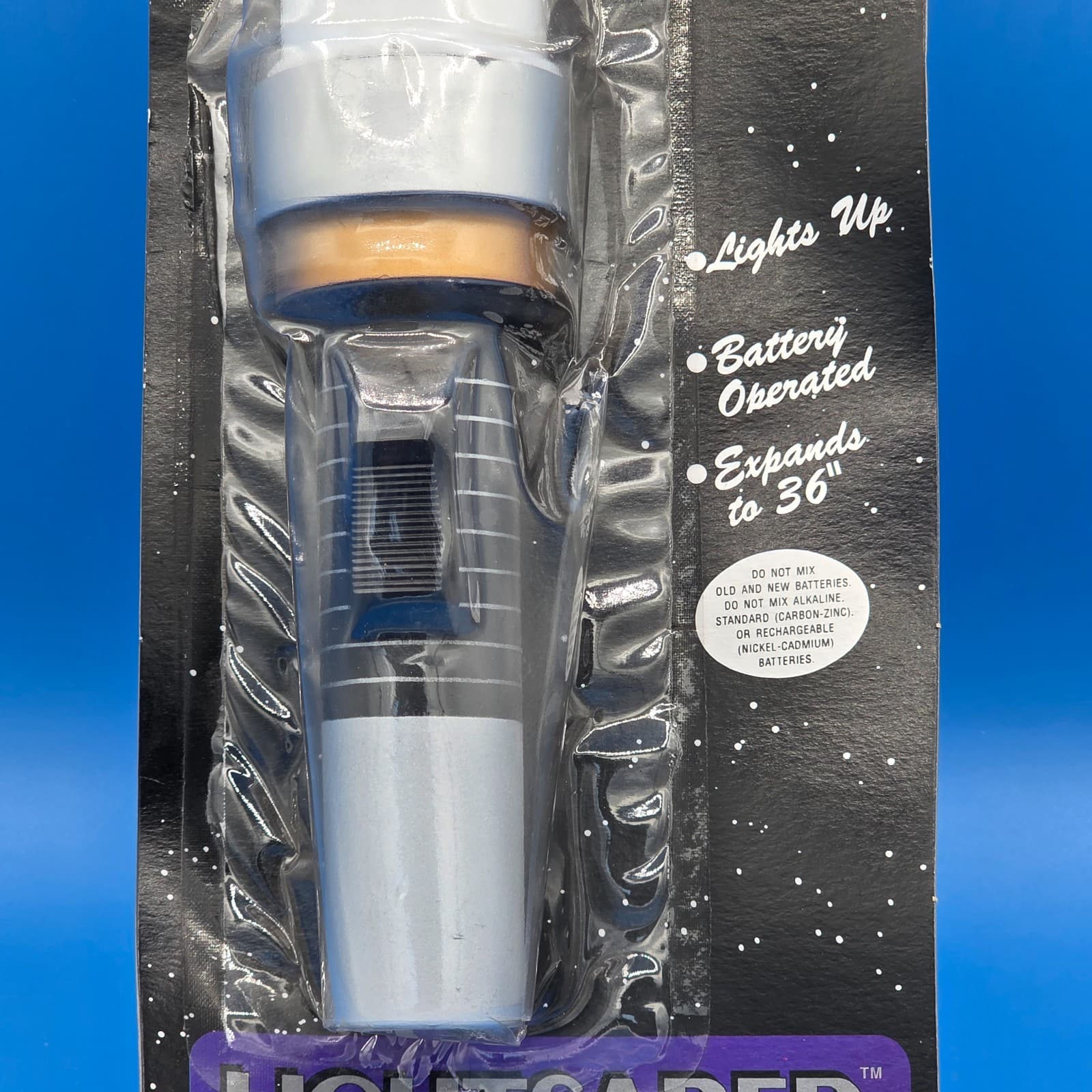 RARE Vtg Star Wars Rubies 1995 Lightsaber #1588 Lights Up Expandable to 36”New - Thumbnail 5