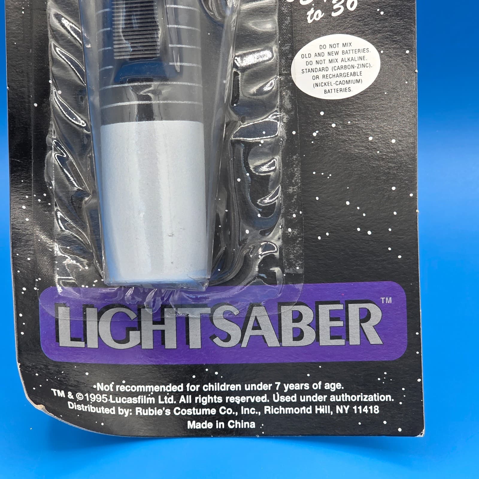 RARE Vtg Star Wars Rubies 1995 Lightsaber #1588 Lights Up Expandable to 36”New - Thumbnail 6