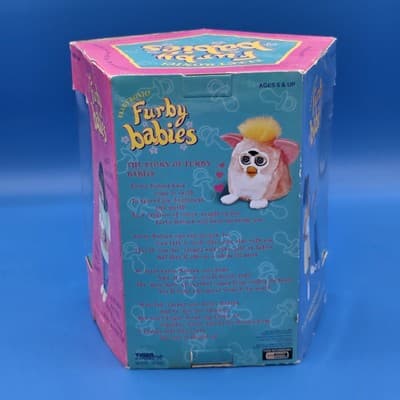Vintage 1999 Tiger Furby Babies Purple Blue 70-940 BLUE CHANGE NEW - Thumbnail 5