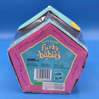 Vintage 1999 Tiger Furby Babies Purple Blue 70-940 BLUE CHANGE NEW - Thumbnail 9