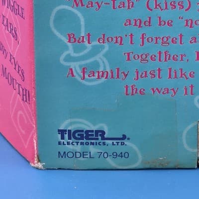 Vintage 1999 Tiger Furby Babies Purple Blue 70-940 BLUE CHANGE NEW - Thumbnail 6