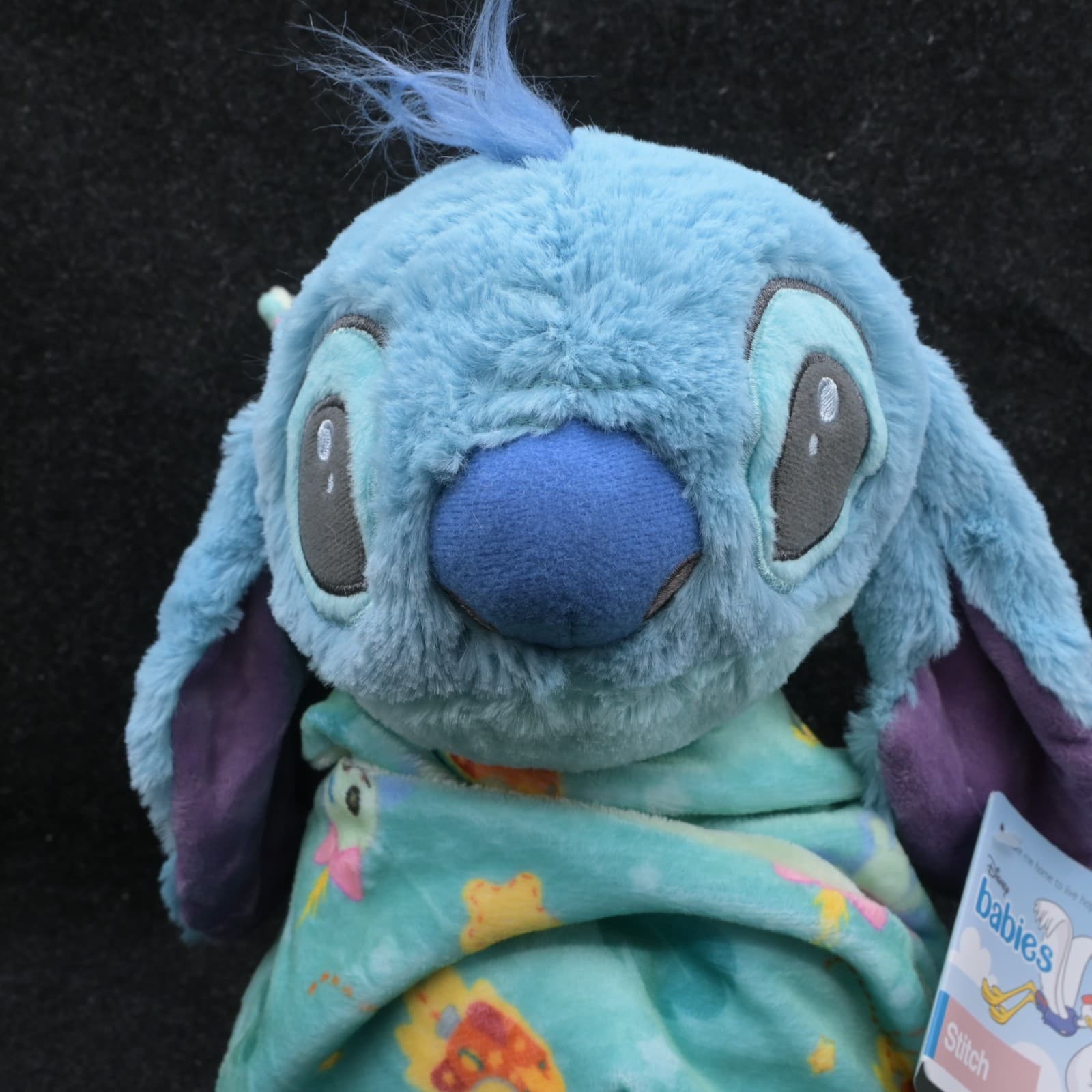 Genuine Disney Store Swaddle Baby Series Stitch Cute Plush Doll New - Thumbnail 2