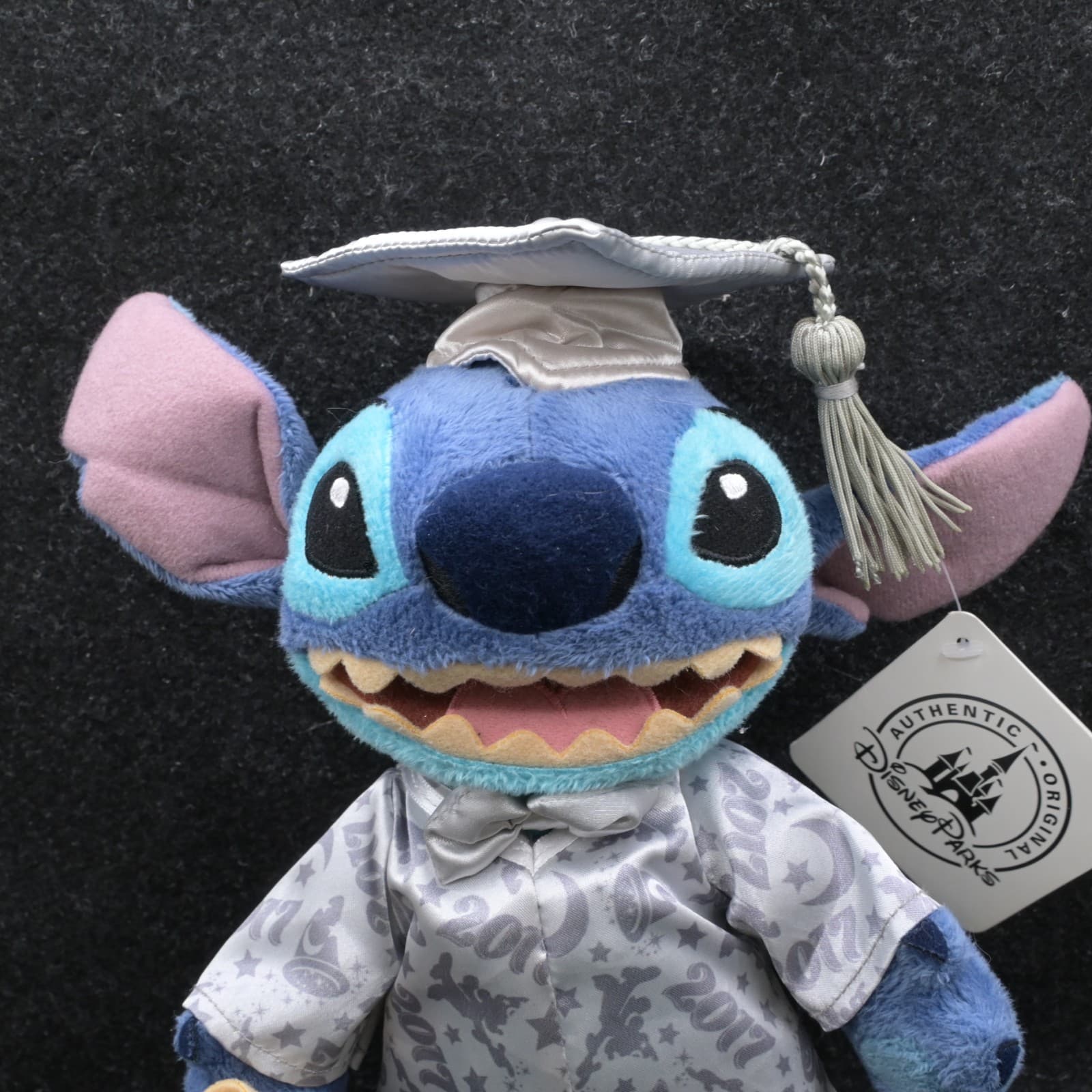 NWT Disney Parks Stitch Graduation Gown & Diploma 12" Plush Stuffed Collec - Thumbnail 2