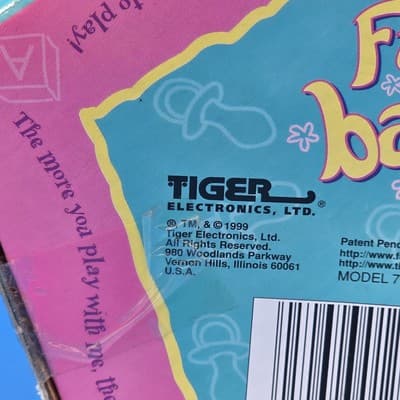Vintage 1999 Tiger Furby Babies Purple Blue 70-940 BLUE CHANGE NEW - Thumbnail 10