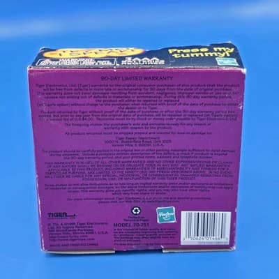 1999 Talking Furby Buddies Tiger Hasbro Yellow Orange Purple Brand New 70-751 - Thumbnail 8