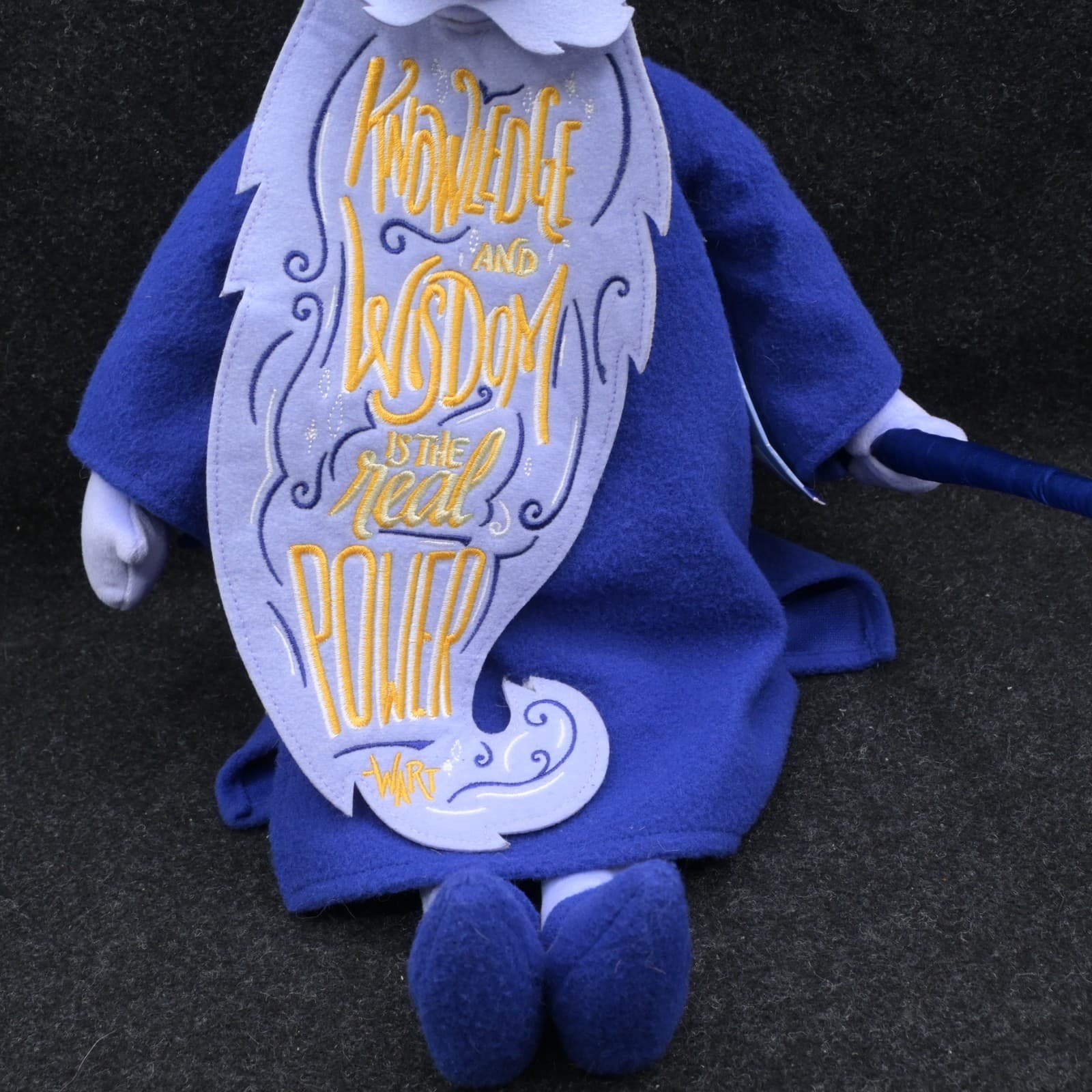 Disney Wisdom Merlin Plush Doll Sword In Stone Limited Release NEW WITH TAGS!! - Thumbnail 7
