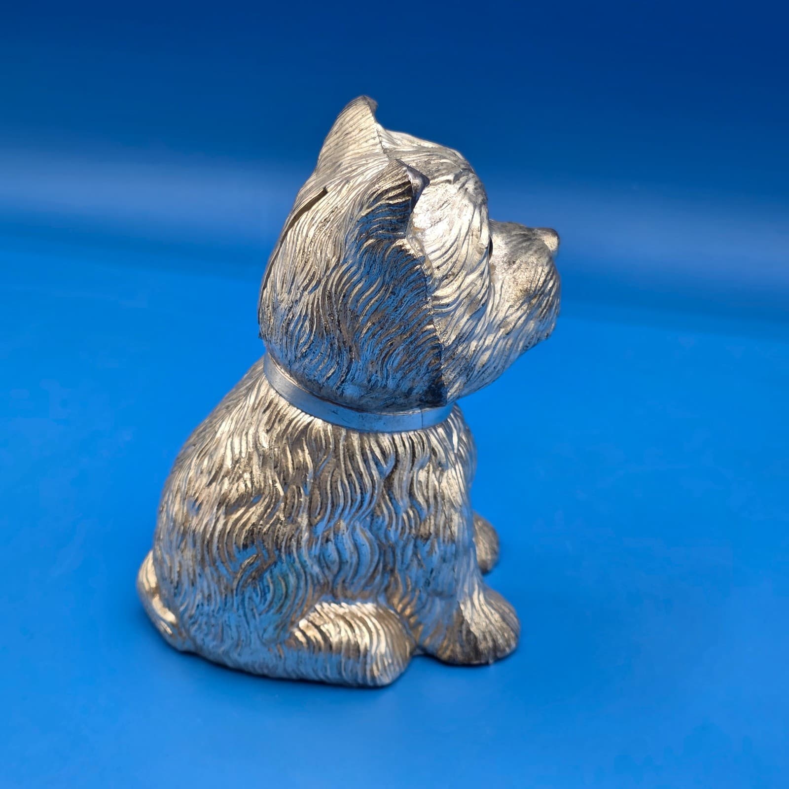 Yorkshire Terrier Dog Metal Coin Piggy Bank - Made In Japan - Tarnish Resistant - Thumbnail 7