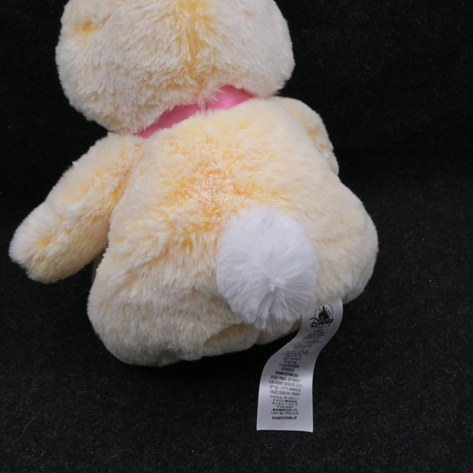Disney Store Stitch (LILO) 2021 Yellow 15" Easter Bunny Soft Plush Toy pink bow - Thumbnail 7